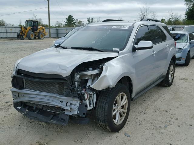 2GNALCEK6G6321072 - 2016 CHEVROLET EQUINOX LT SILVER photo 2