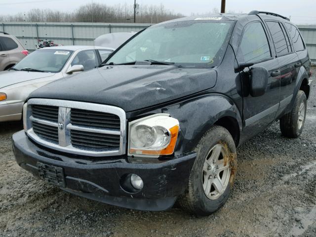 1D4HB48246F112576 - 2006 DODGE DURANGO SL BLACK photo 2