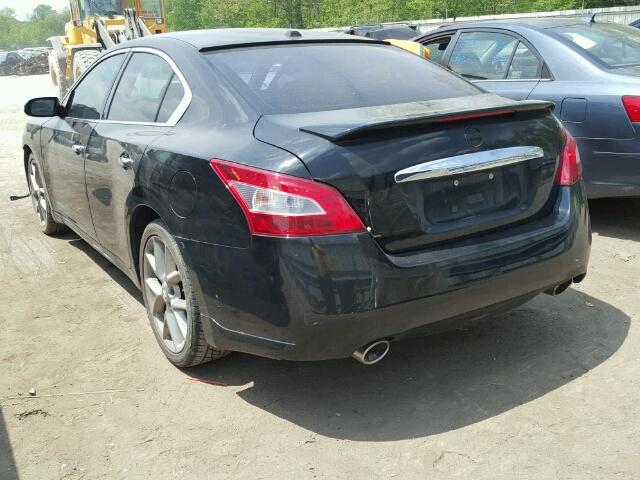 1N4AA5AP5BC839627 - 2011 NISSAN MAXIMA S BLACK photo 3