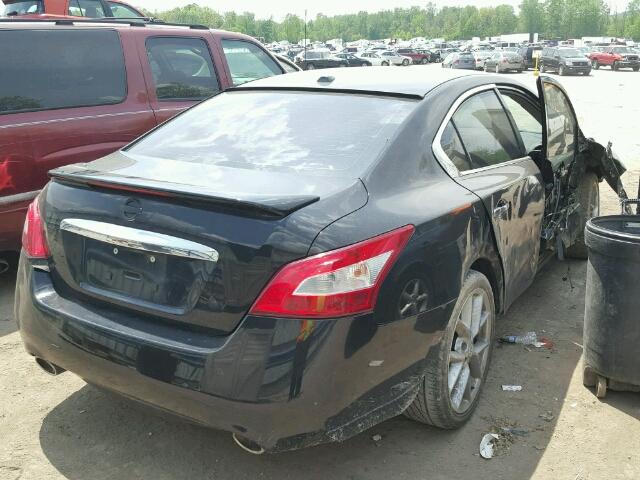 1N4AA5AP5BC839627 - 2011 NISSAN MAXIMA S BLACK photo 4