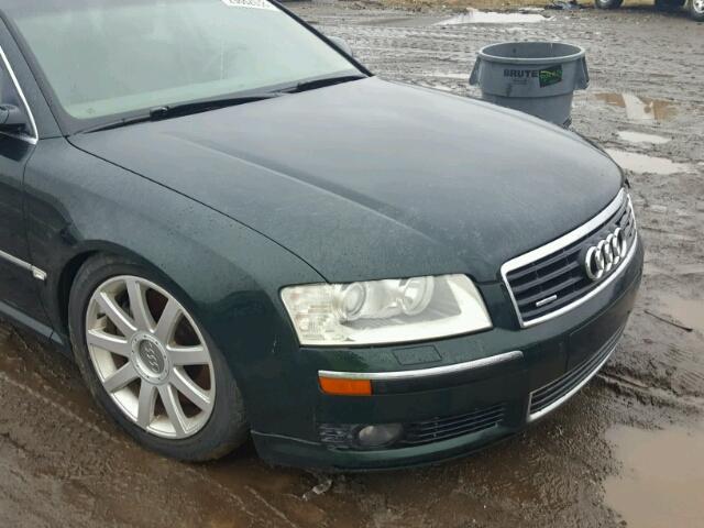 WAUML44E15N004359 - 2005 AUDI A8 L QUATT GREEN photo 9