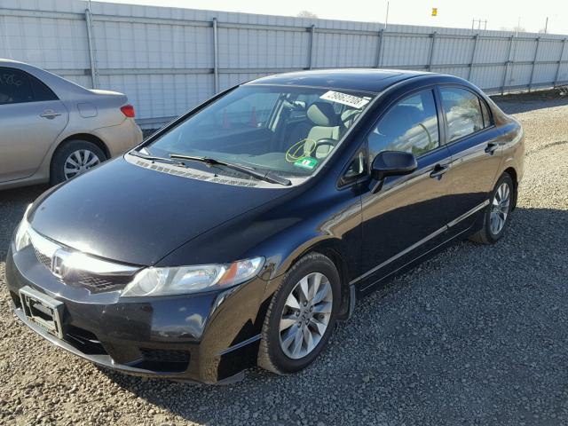 2HGFA1F84AH531159 - 2010 HONDA CIVIC EX BLACK photo 2