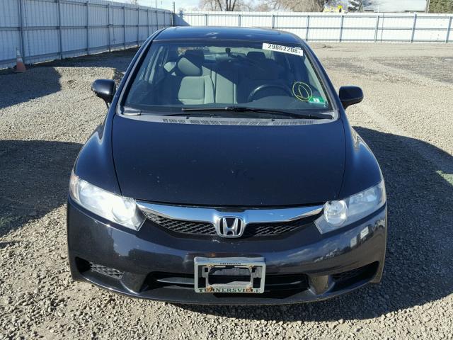 2HGFA1F84AH531159 - 2010 HONDA CIVIC EX BLACK photo 9