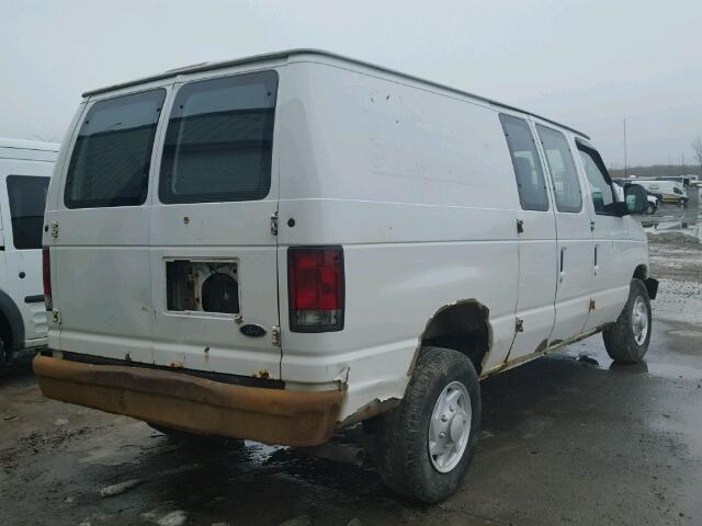 1FTNE24W59DA00759 - 2009 FORD ECONOLINE WHITE photo 4