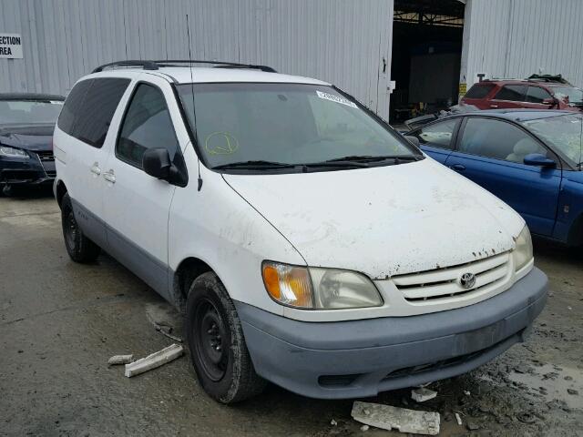 4T3ZF13C42U468927 - 2002 TOYOTA SIENNA LE WHITE photo 1