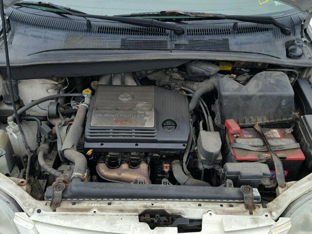 4T3ZF13C42U468927 - 2002 TOYOTA SIENNA LE WHITE photo 7