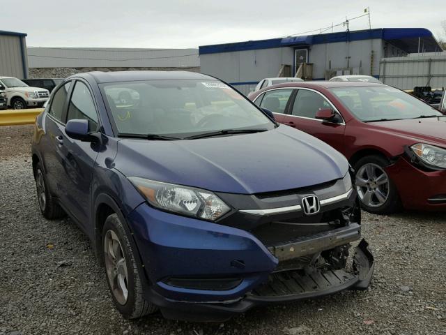 3CZRU5H38HM703677 - 2017 HONDA HR-V LX BLUE photo 1