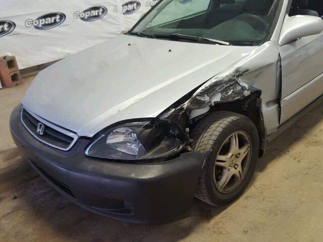 1HGEJ8240YL086407 - 2000 HONDA CIVIC EX SILVER photo 9