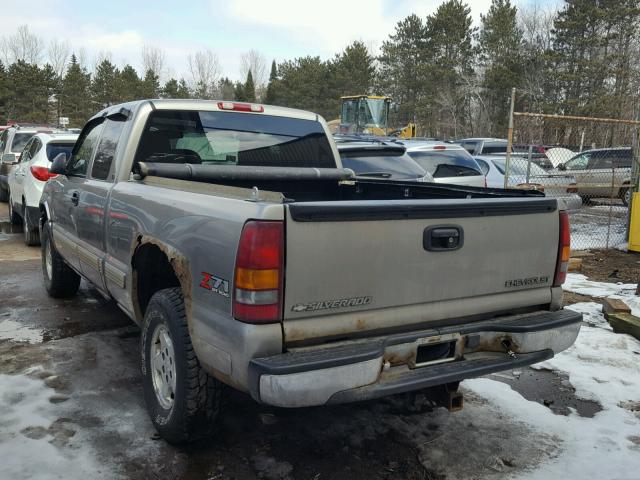 1GCEK19T31E217114 - 2001 CHEVROLET SILVERADO TAN photo 3