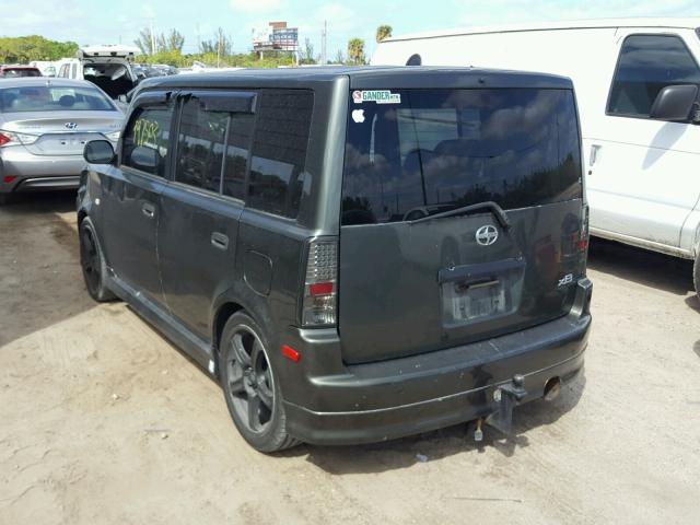 JTLKT324154003768 - 2005 TOYOTA SCION XB GREEN photo 3