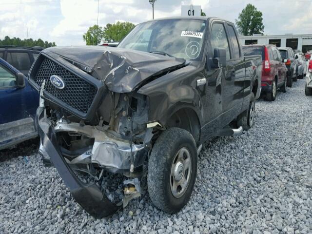 1FTPX145X5FB62325 - 2005 FORD F150 GRAY photo 2