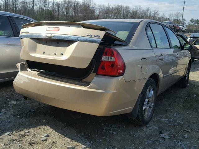 1G1ZT54835F293160 - 2005 CHEVROLET MALIBU LS Qəhvəyi foto 4