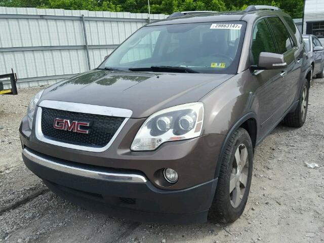 1GKKVRED9BJ173740 - 2011 GMC ACADIA SLT ყავისფერი ფოტო 2