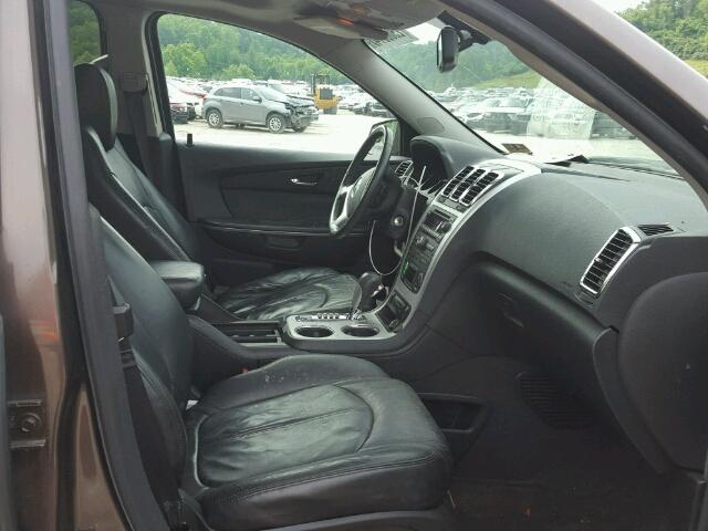 1GKKVRED9BJ173740 - 2011 GMC ACADIA SLT ყავისფერი ფოტო 5