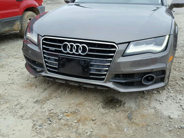 WAUSGAFC5CN003766 - 2012 AUDI A7 PRESTIG GRAY photo 9