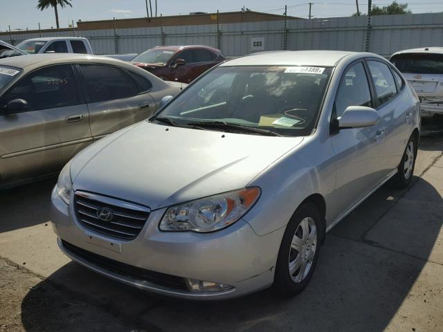 KMHDU46D17U071536 - 2007 HYUNDAI ELANTRA GL SILVER photo 2