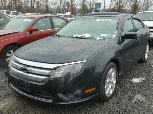 3FAHP0HA2AR146547 - 2010 FORD FUSION SE BLACK photo 2