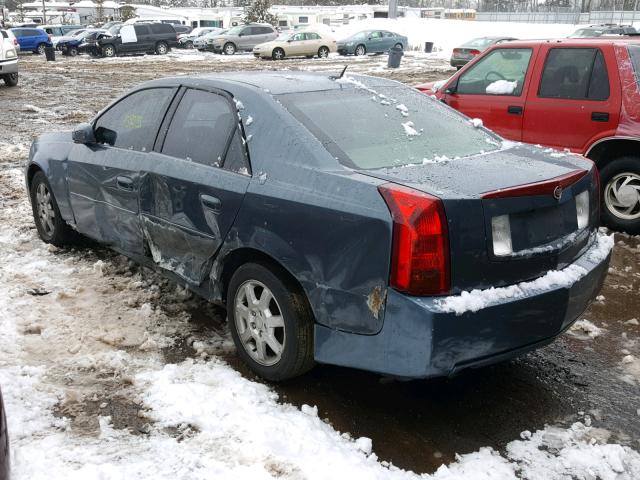 1G6DM57T160207463 - 2006 CADILLAC CTS BLUE photo 3