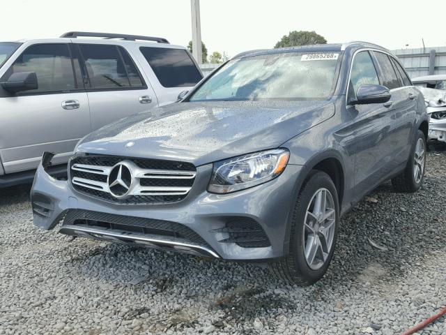 WDC0G4JB9GF013723 - 2016 MERCEDES-BENZ GLC 300 GRAY photo 2