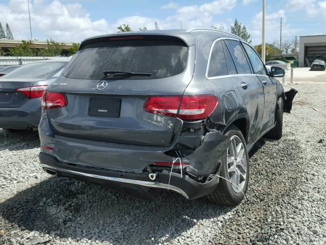 WDC0G4JB9GF013723 - 2016 MERCEDES-BENZ GLC 300 GRAY photo 4