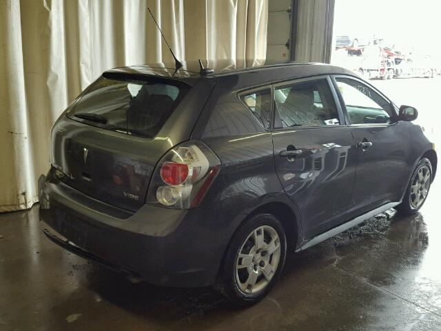 5Y2SP6E0XAZ419597 - 2010 PONTIAC VIBE GRAY photo 4