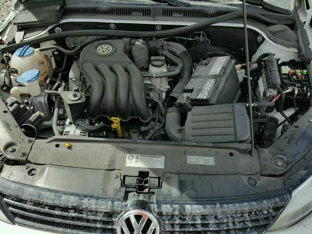 3VW2K7AJ3EM235190 - 2014 VOLKSWAGEN JETTA BASE 白色 照片 7