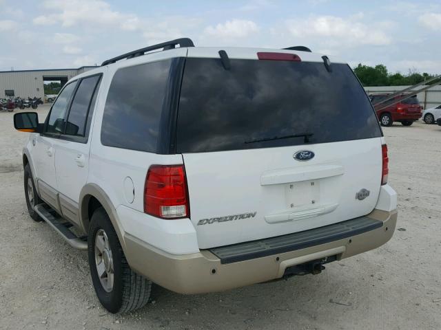 1FMFU17535LA63701 - 2005 FORD EXPEDITION WHITE photo 3