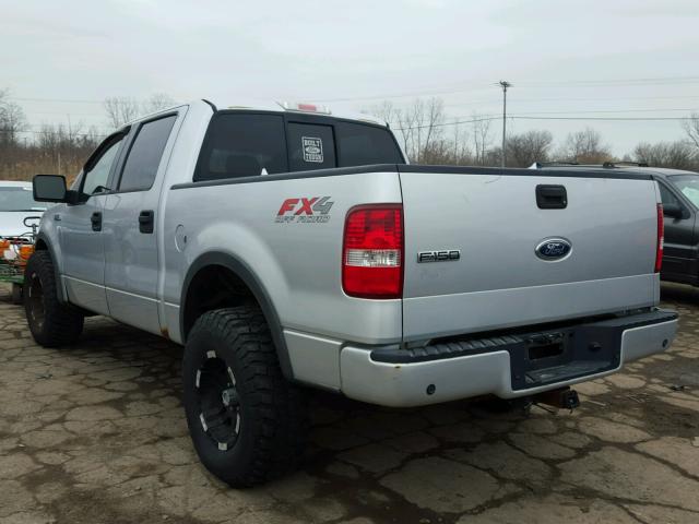 1FTPW14534FA17158 - 2004 FORD F150 SUPER SILVER photo 3