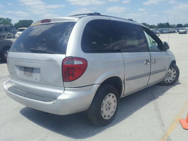 1C8GJ45391B131714 - 2001 CHRYSLER VOYAGER LX SILVER photo 4