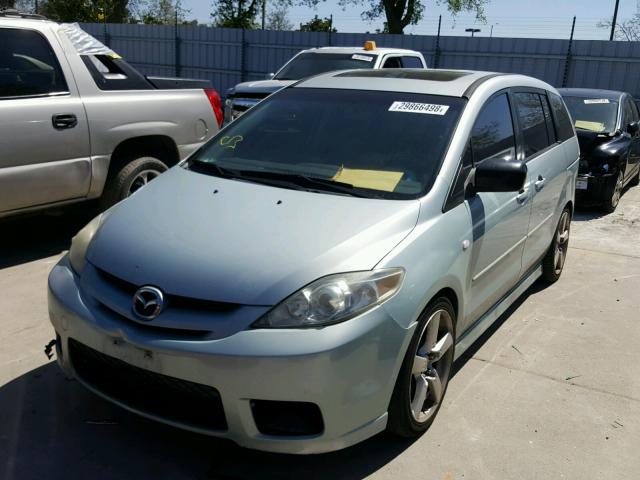 JM1CR29LX60101244 - 2006 MAZDA 5 BLUE photo 2