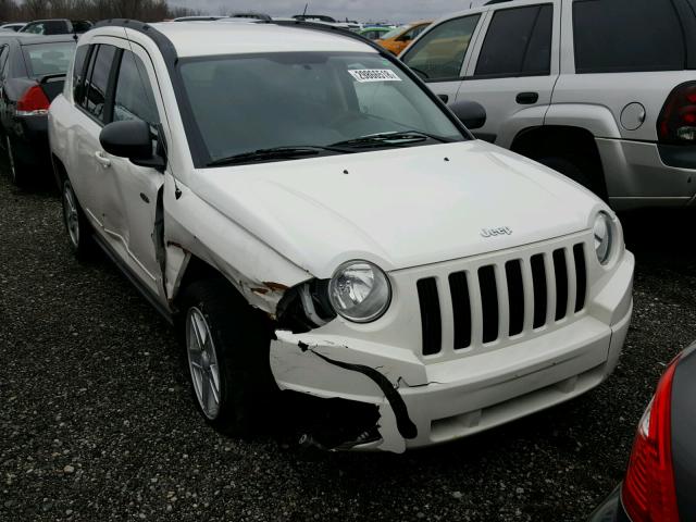 1J4NT4FB9AD521106 - 2010 JEEP COMPASS SP WHITE photo 1