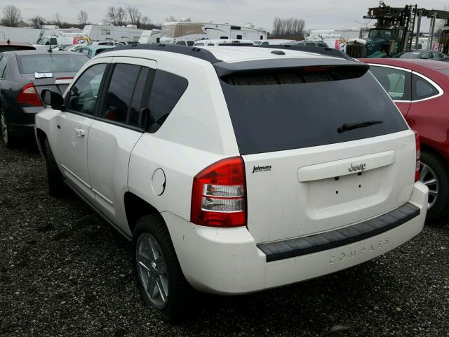 1J4NT4FB9AD521106 - 2010 JEEP COMPASS SP WHITE photo 3