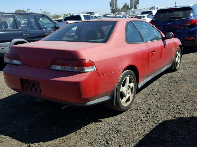 JHMBB6141XC010504 - 1999 HONDA PRELUDE RED photo 4