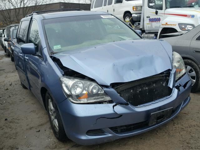 5FNRL38646B040701 - 2006 HONDA ODYSSEY EX BLUE photo 1