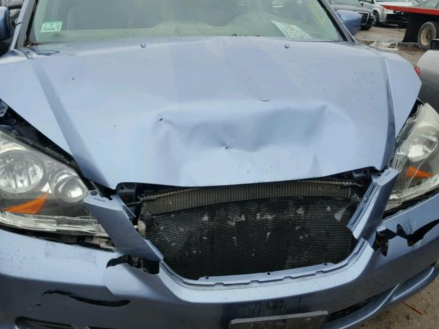 5FNRL38646B040701 - 2006 HONDA ODYSSEY EX BLUE photo 9