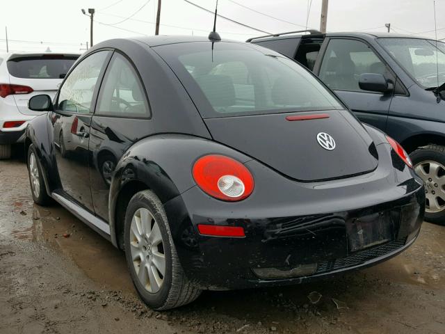 3VWPG31C78M526605 - 2008 VOLKSWAGEN NEW BEETLE BLACK photo 3