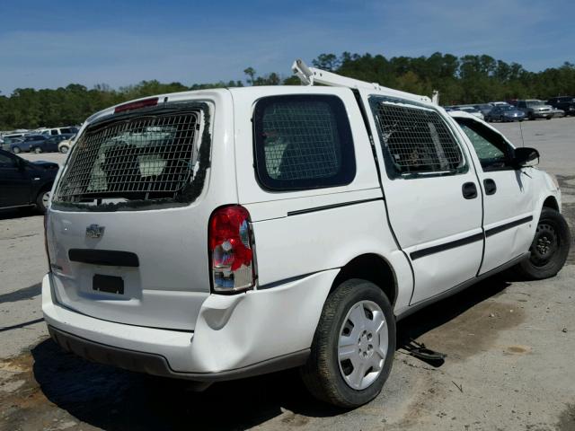 1GBDV13147D200061 - 2007 CHEVROLET UPLANDER I WHITE photo 4