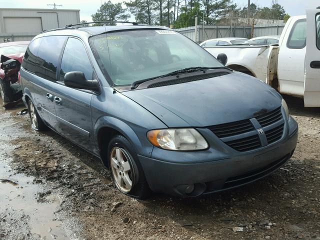 2D4GP44L87R247520 - 2007 DODGE GRAND CARA GREEN photo 1