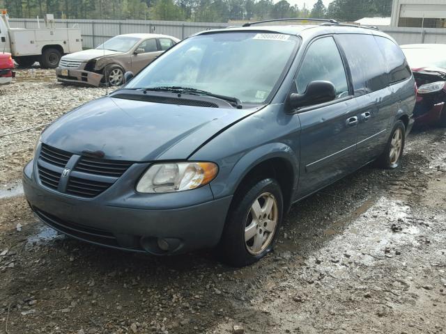 2D4GP44L87R247520 - 2007 DODGE GRAND CARA GREEN photo 2