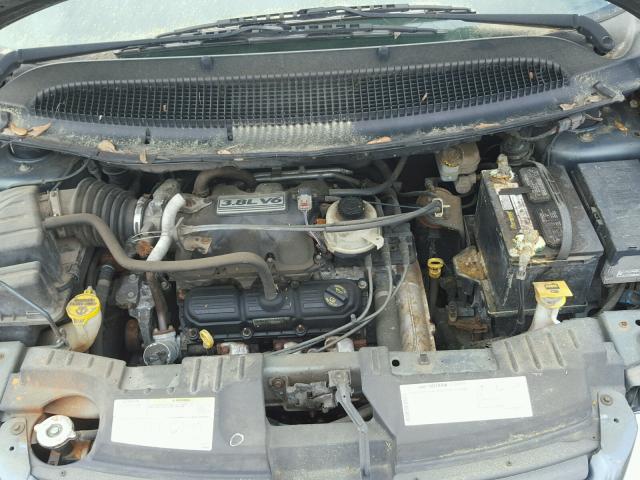 2D4GP44L87R247520 - 2007 DODGE GRAND CARA GREEN photo 7