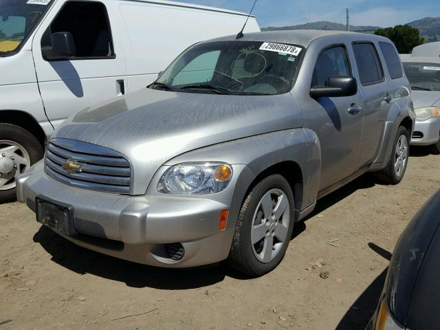 3GNDA13D97S604580 - 2007 CHEVROLET HHR LS SILVER photo 2