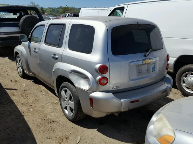 3GNDA13D97S604580 - 2007 CHEVROLET HHR LS SILVER photo 3