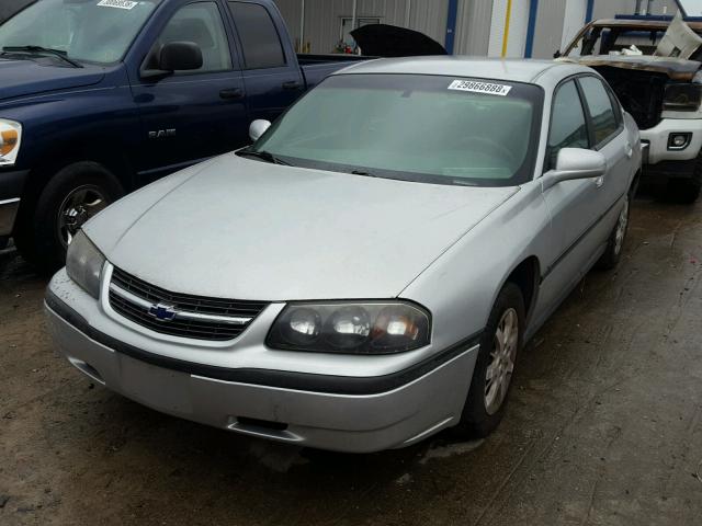 2G1WF52E919187687 - 2001 CHEVROLET IMPALA SILVER photo 2