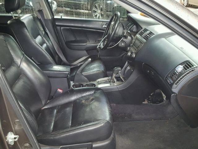 1HGCM66576A008964 - 2006 HONDA ACCORD EX GRAY photo 5