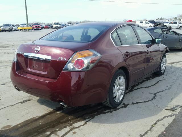 1N4AL2AP3BN460736 - 2011 NISSAN ALTIMA BAS MAROON photo 4