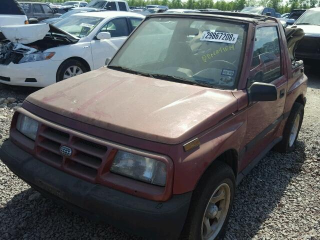 2CNBE1863V6900376 - 1997 GEO TRACKER RED photo 2