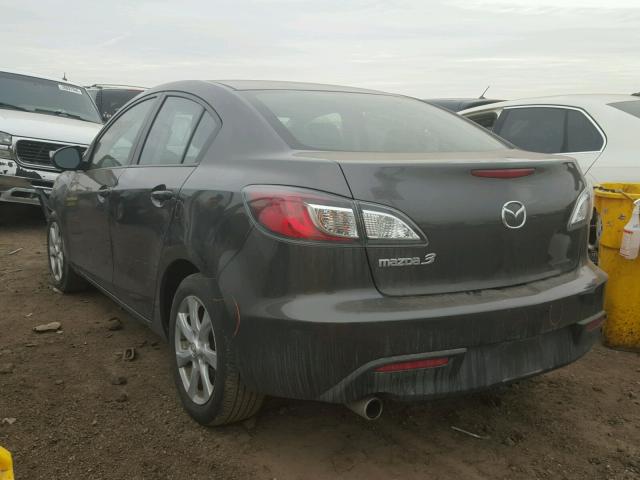 JM1BL1SF7A1282317 - 2010 MAZDA 3 I BLACK photo 3