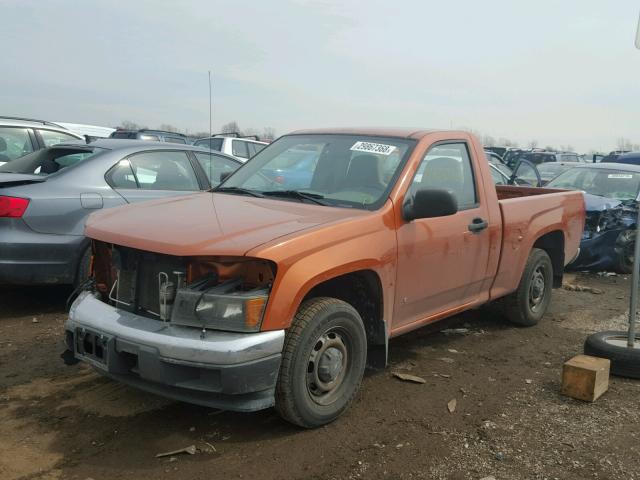 1GCCS148468265060 - 2006 CHEVROLET COLORADO ORANGE photo 2