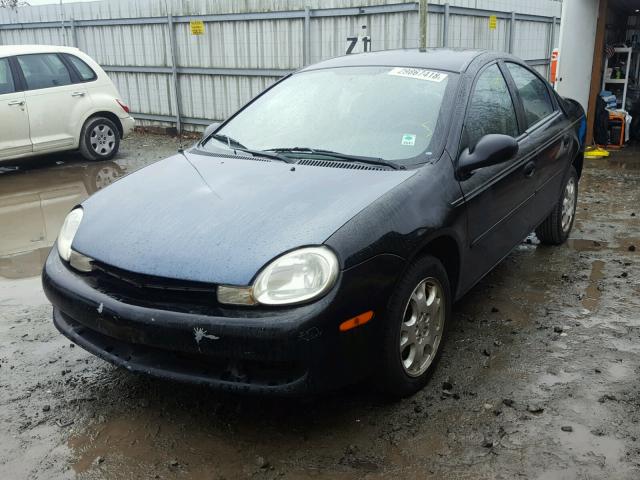 1B3ES56C45D186108 - 2005 DODGE NEON SXT BLACK photo 2