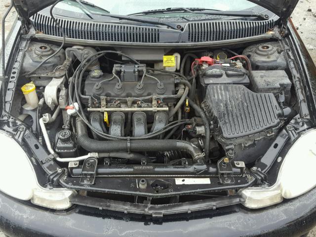 1B3ES56C45D186108 - 2005 DODGE NEON SXT BLACK photo 7